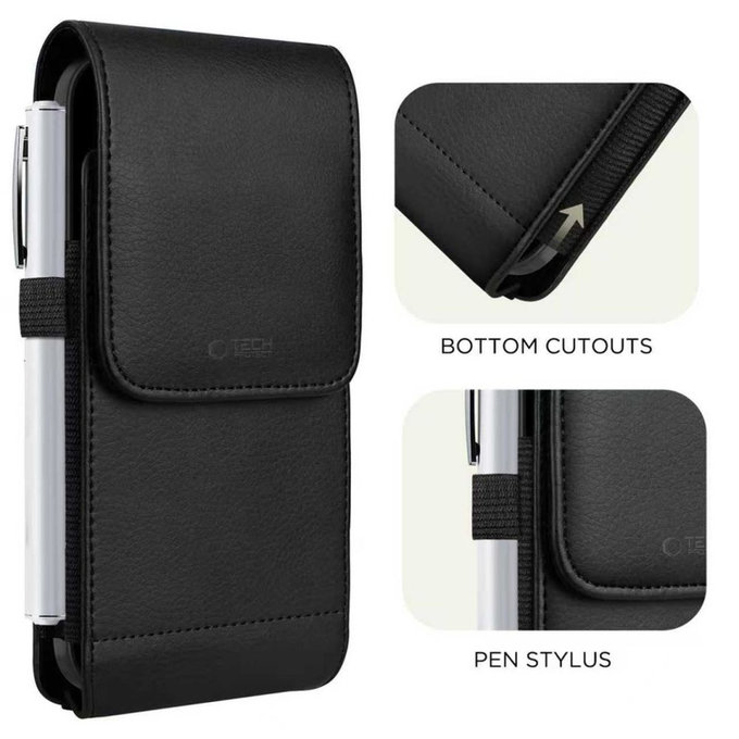 Uniwersalne etui na telefon SM75 5.8-6.8 Inch, czarne, Tech-Protect