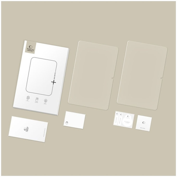Szkło hartowane Glass Fit+ 2-PACK do Xiaomi Poco Pad M1 / Redmi Pad Pro / 2 Pro 12.1, przezroczysta, Tech-Protect