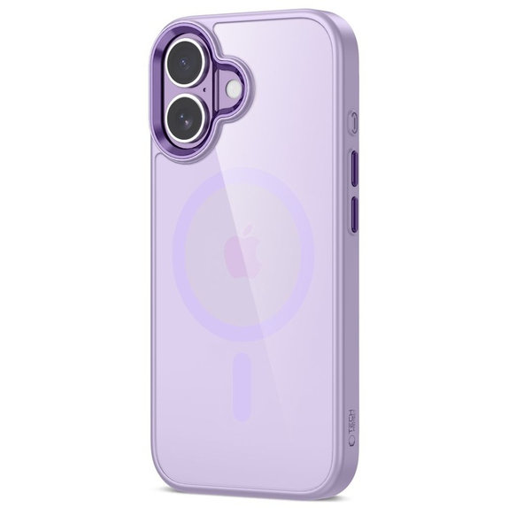 Etui MagMat MagSafe do iPhone 17, Lavender/Clear, Tech-Protect