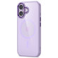 Etui MagMat MagSafe do iPhone 17, Lavender/Clear, Tech-Protect