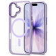 Etui MagMat MagSafe do iPhone 17, Lavender/Clear, Tech-Protect