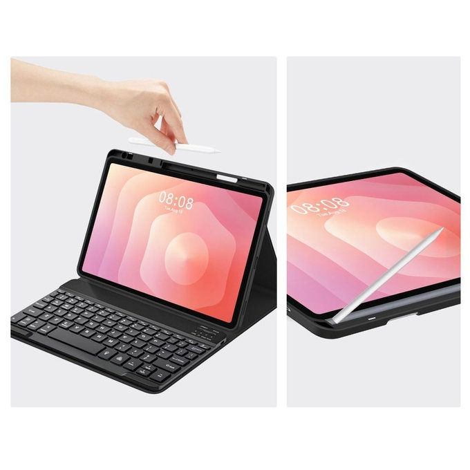 Etui Sc Pen + Keyboard do Samsung Tab S11 11.0 X730 / X736B, czarna, Tech-Protect