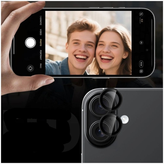 Osłona aparatu Camring Fit+ do Samsung S26 / S26+ Plus, przezroczysta, Tech-Protect