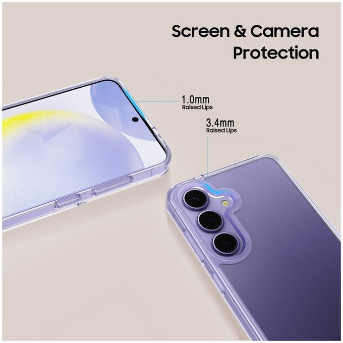 Etui FlexAir Hybrid do Samsung A57 5G, przezroczysta, Tech-Protect