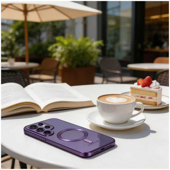 Etui MagFlex MagSafe do Samsung S26 Ultra, Cobalt Violet, Tech-Protect