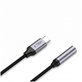 Adapter Ultraboost USB-C To Mini Jack 3.5MM DAC, Iron Grey, Tech-Protect