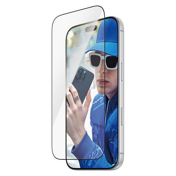 Szkło hartowane UWF z aplikatorem do iPhone 18 Pro/17 Pro, Czarne, PanzerGlass