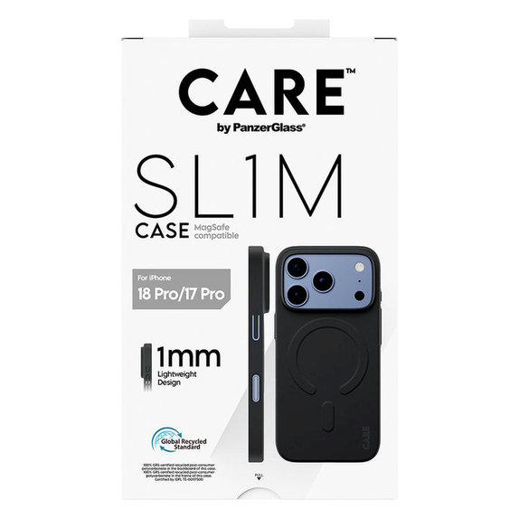 Etui SL1M z MagSAFE do iPhone 18 Pro/17 Pro/16e, Czarny, PanzerGlass