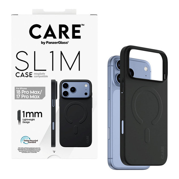 Etui SL1M z MagSAFE do iPhone 18 Pro Max/17 Pro Max/16e, Czarny, PanzerGlass