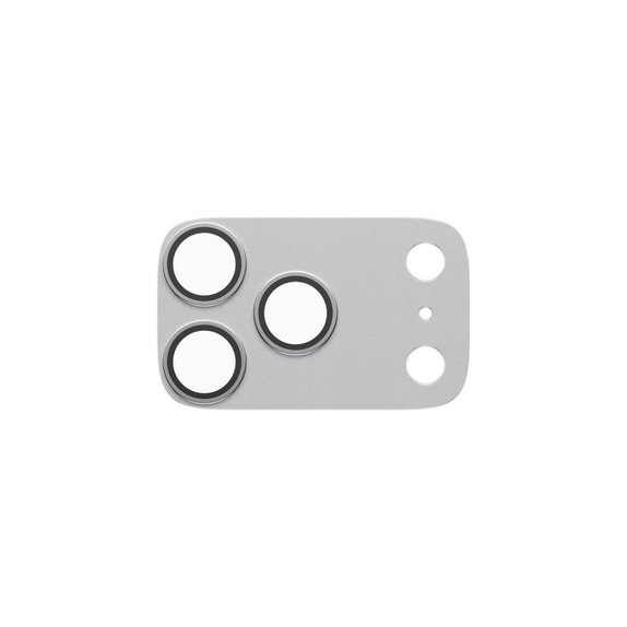 Pierścienie ochronne obiektywu kamery Fender do iPhone 18 Pro, Srebrny, PanzerGlass