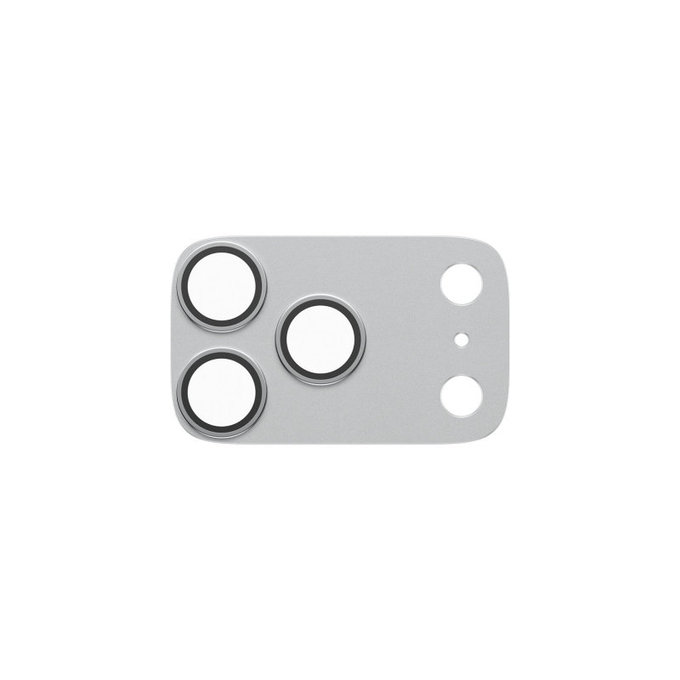 Pierścienie ochronne obiektywu kamery Fender do iPhone 18 Pro, Srebrny, PanzerGlass