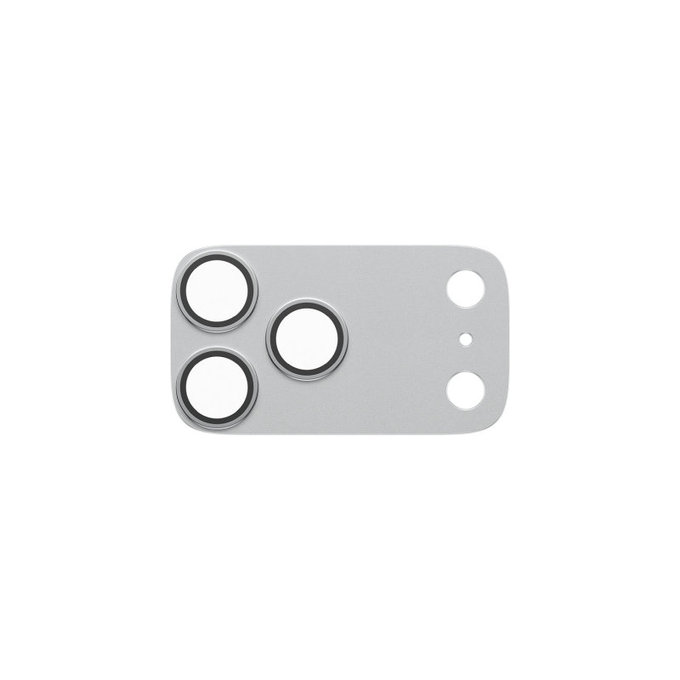 Pierścienie ochronne obiektywu kamery Fender do iPhone 18 Pro Max, Srebrny, PanzerGlass