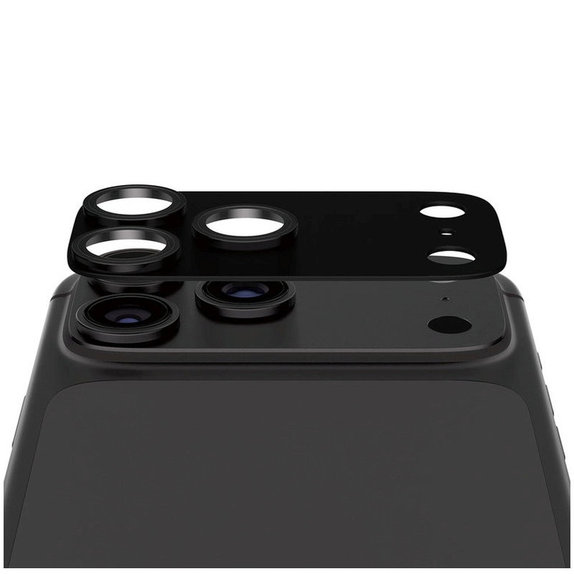 Pierścienie ochronne obiektywu kamery Fender do iPhone 18 Pro Max, Black Currant Currant, PanzerGlass