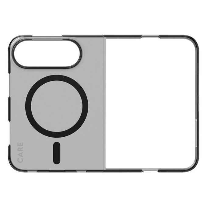 Etui SL1M Smokey z czarnym MagSafe do iPhone Duo, PanzerGlass