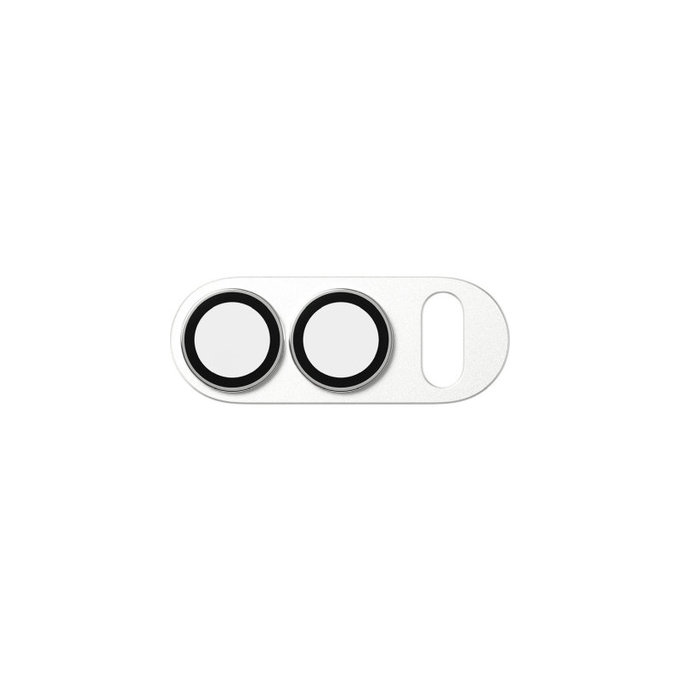Pierścienie ochronne obiektywu kamery Fender do iPhone Duo, Biały, PanzerGlass