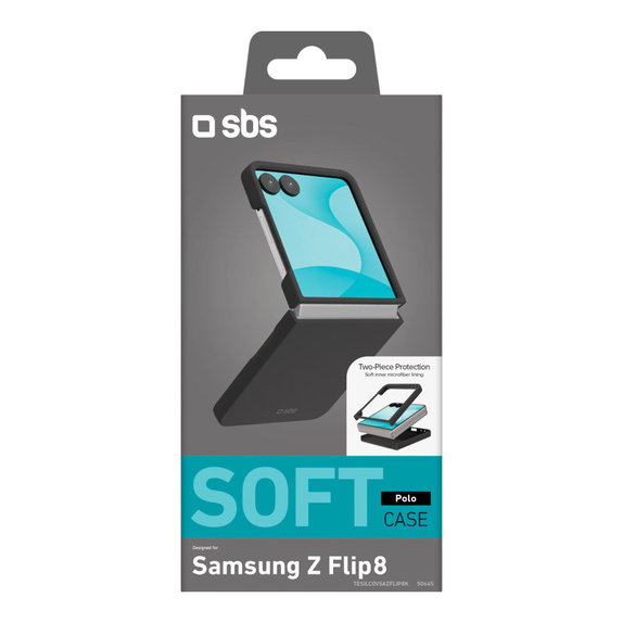 Etui Instinct do Samsung Galaxy Z Flip8, Czarne, SBS