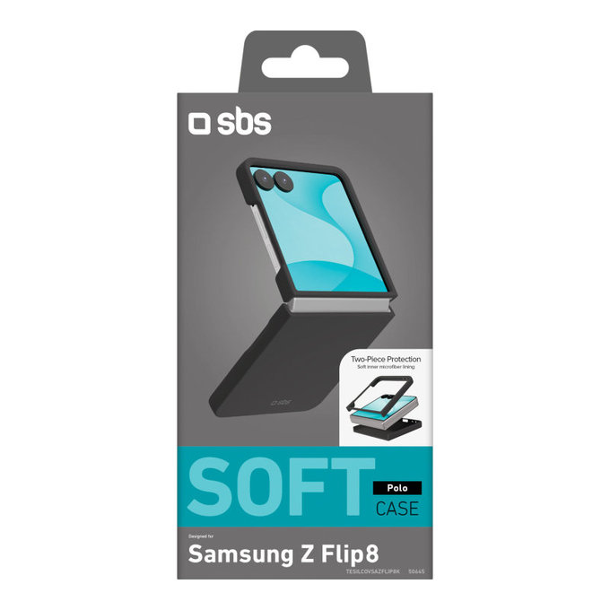 Etui Instinct do Samsung Galaxy Z Flip8, Czarne, SBS