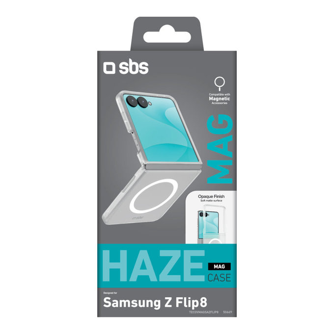 Etui Haze Mag do Samsung Galaxy Z Flip8, Przezroczyste, SBS