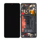 Wyświetlacz do Huawei P30 Pro, P30 Pro 2020, Ekran dotykowy z ramką i baterią, 02352PBT, 02355UMW, 02354NAK, 02355UNB, Czarny, Black, Genuine Service Pack
