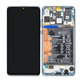 Wyświetlacz do Huawei P30 Lite, Ekran dotykowy z ramką i baterią, 02352RQA, Peacock Blue, Genuine Service Pack
