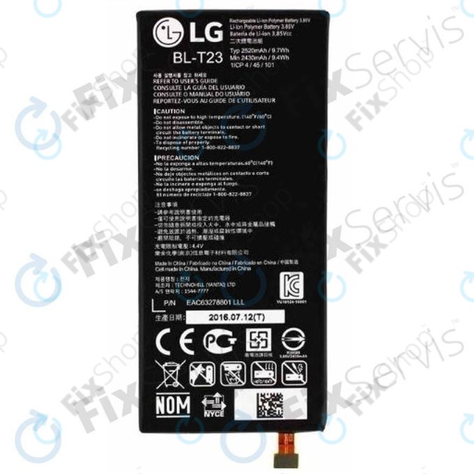 Bateria do LG G5 H850, BL-42D1F, 2800mAh