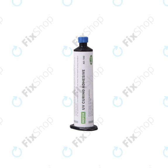 Wodoodporny klej utwardzany UV, 30ml, Refox AD-100