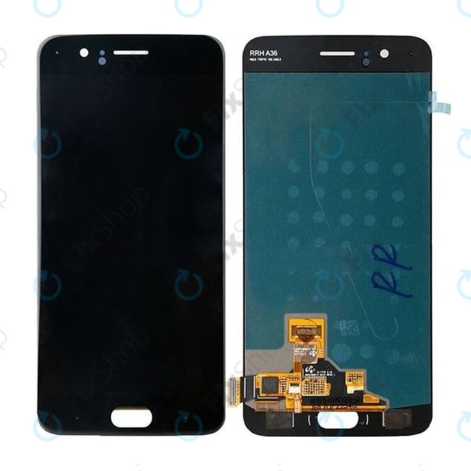 Wyświetlacz do OnePlus 5, Ekran dotykowy bez ramki, Czarny, Black, TFT
