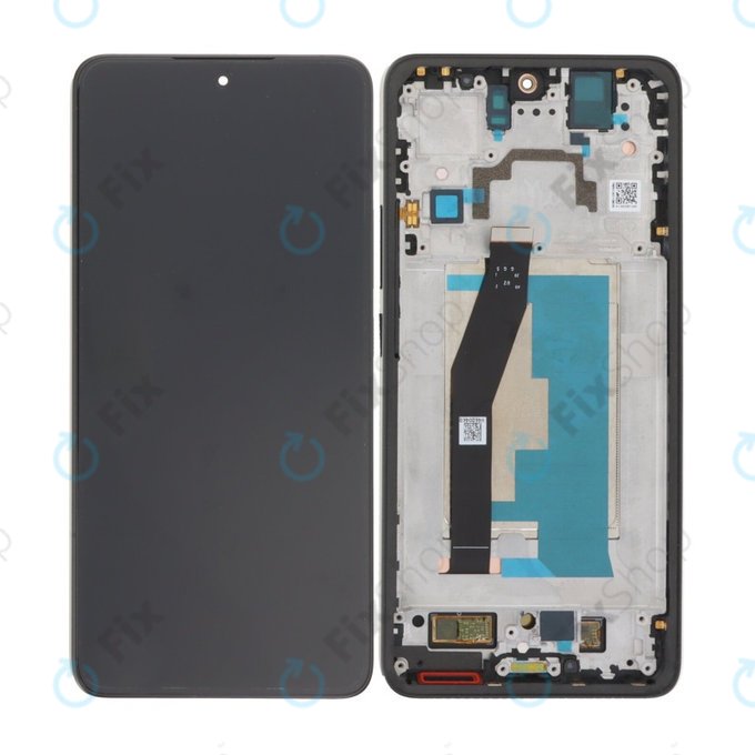 Wyświetlacz OLED do Xiaomi 14T 2406APNFAG, Ekran dotykowy z ramką, Titan Black