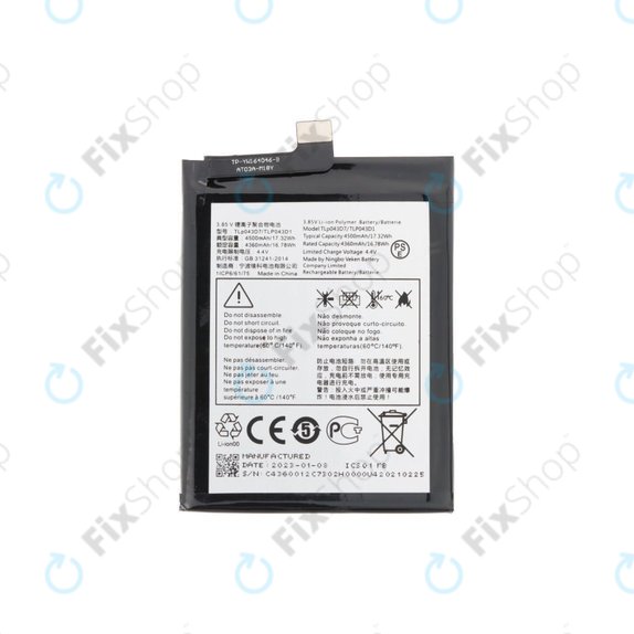Bateria do TCL 10 Pro, 10+, 20 Pro 5G, TLP043D1, 4500mAh