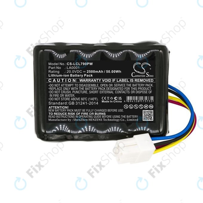 Bateria do Landxcape LX797, Ferrex 800m2 2021, 2500mAh, Li-Ion, 20V, LA0001, HQ