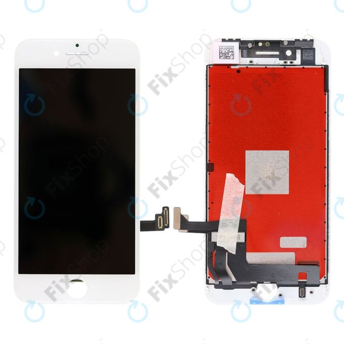 Wyświetlacz dla iPhone 8, SE (2020), SE (2022), White, Ekran dotykowy z ramką, Refurbished