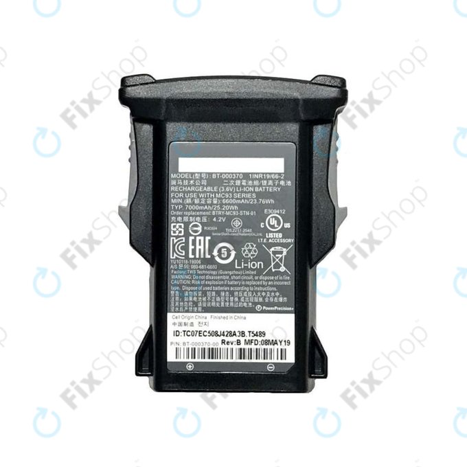 Bateria do Zebra MC9300, 6600mAh