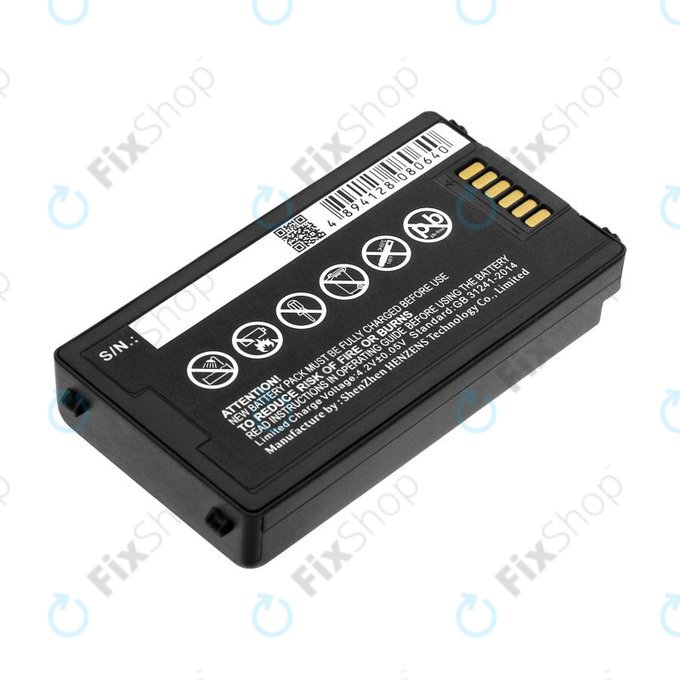 Bateria do Symbol, Zebra MC3100, MC3190, 2500mAh, Li-Pol, 3.7V, BTRY-MC31KAB02, HQ