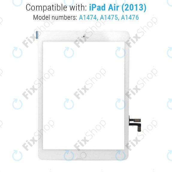 Ekran dotykowy z przyciskiem Home dla iPad Air, iPad (5th Gen 2017), White