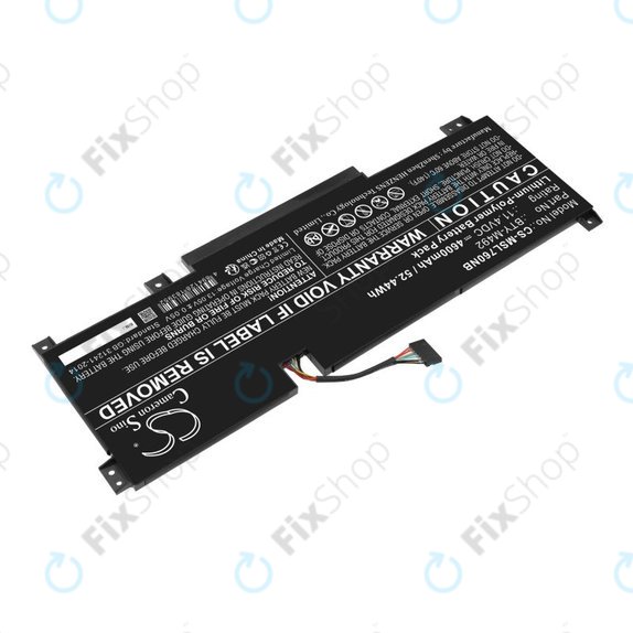 Bateria do MSI Pulse GL76, Katana GF66, Bravo 15, Crosshair 17, 4600mAh, Li-Pol, 11.4V, BTY-M492, HQ