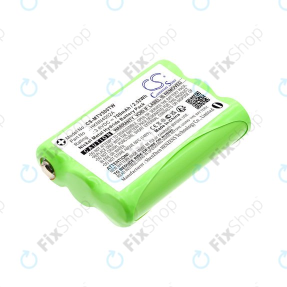 Bateria do Motorola Talkabout T280, T200, T82, T82 Extreme, 700mAh, Ni-MH, 3.6V, HKNN4002A, HQ