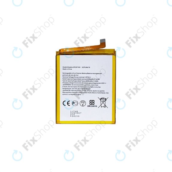 Bateria do Nokia XR20 TA-1368, TA-1362, LPN387450, 4630mAh