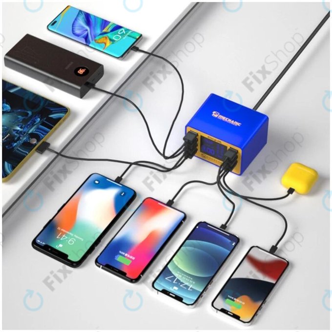 Stacja ladujaca USB z USB-C & USB 3.0, Mechanic iCharge 8M