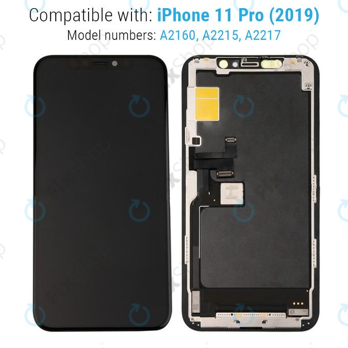 Wyświetlacz dla iPhone 11 Pro, Ekran dotykowy z ramką, Refurbished