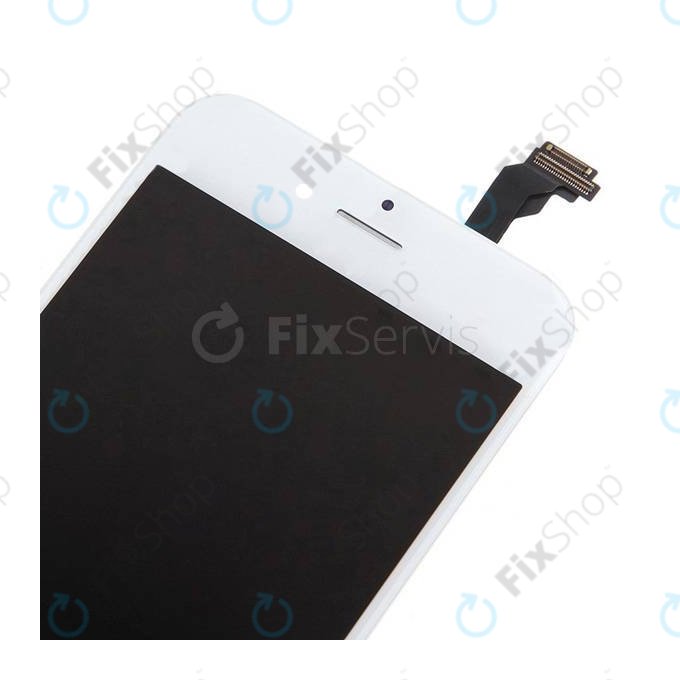 Wyświetlacz dla iPhone 6, White, Ekran dotykowy z ramką