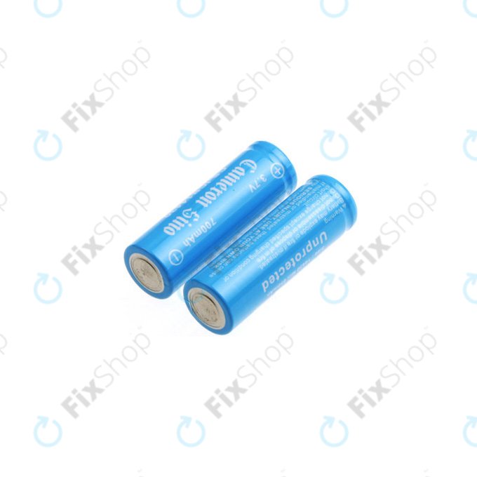 Akumulator, 2 szt, 650mAh, Li-ion, 3.7V, 14430, HQ