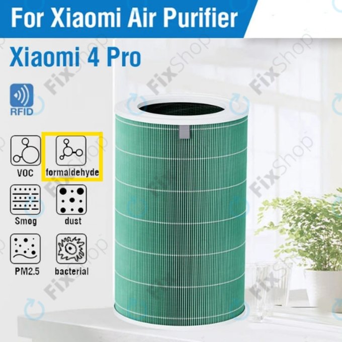 Filtr HEPA (Warstwa katalityczna) (Zielony) do Xiaomi Mi Mijia Air Purifier 4 Pro