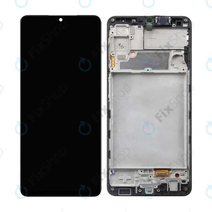 Wyświetlacz OLED do Samsung A22 A225F, Ekran dotykowy z ramką