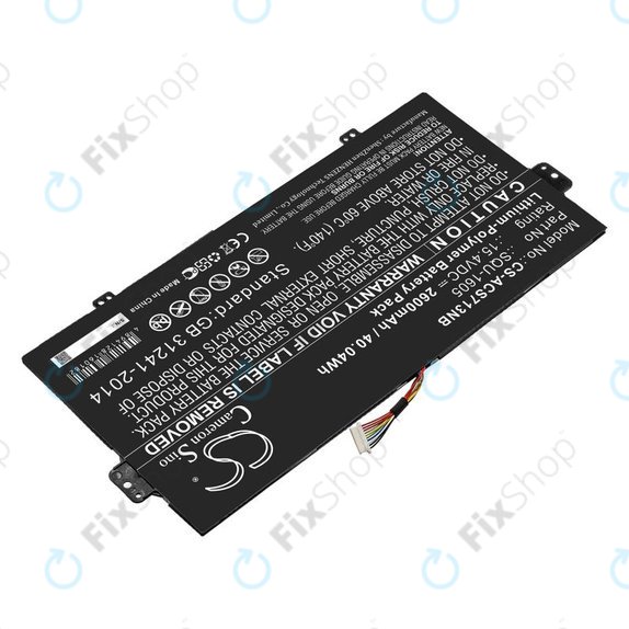 Bateria do Acer SF713-51, 2600mAh, Li-Pol, 15.4V, SQU-1605, HQ
