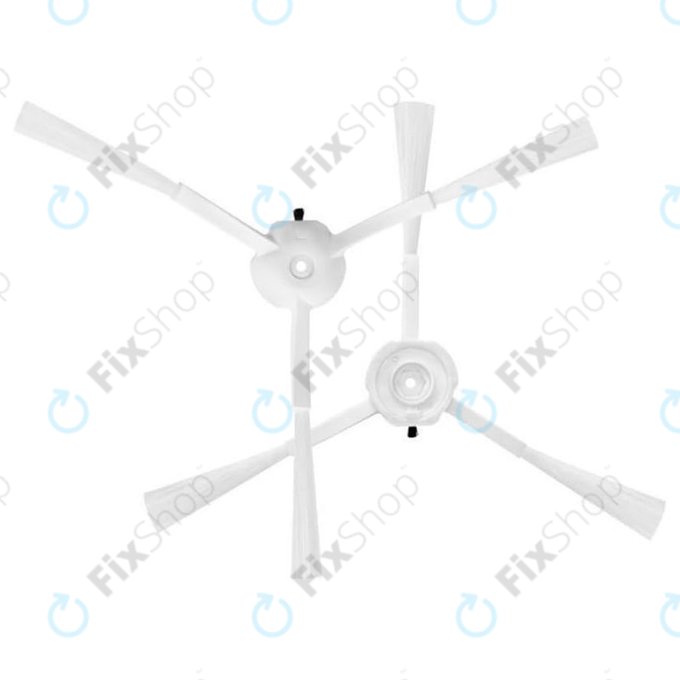 Szczotka boczna do Xiaomi Lydsto W2, 2 szt., Biały, White