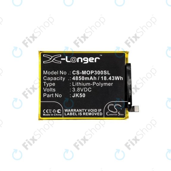 Bateria do Motorola Moto G7 Power, G8 Power Lite, G9 Play, G10, G20, G30, G50, G51, E7 Plus, E7, E7i Power, E30, E40, JK50, 4850mAh, HQ