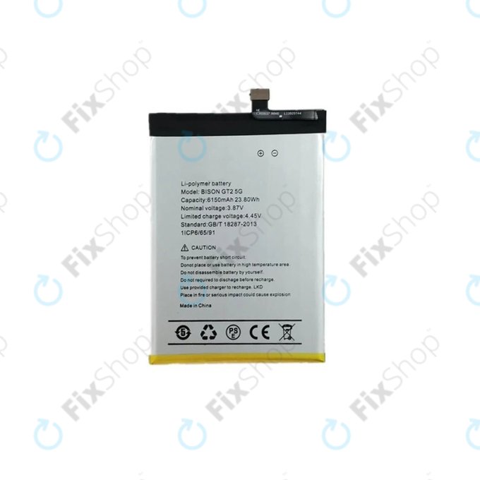 Bateria do Umidigi Bison GT2 Pro 5G, 6150mAh