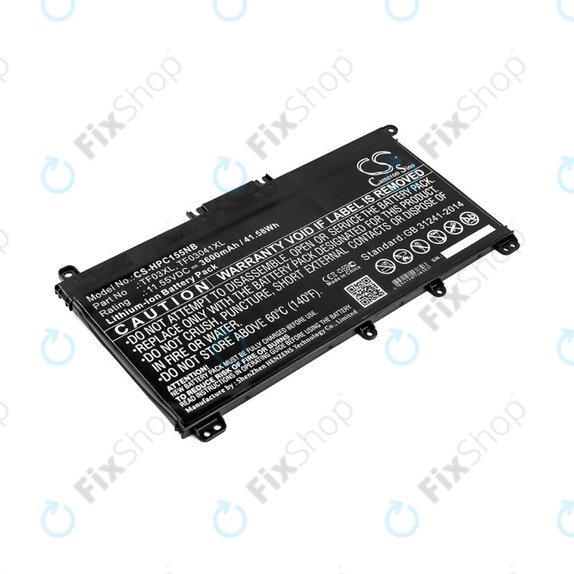 Bateria do HP Pavilion 14, 15, X360, 3600mAh, Li-Ion, 11.55V, TF03XL, HQ