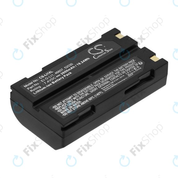 Bateria do BCI Capnocheck II Capnograph, 2600mAh, Li-Ion, 7.4V, MCR1821J/1-H, HQ