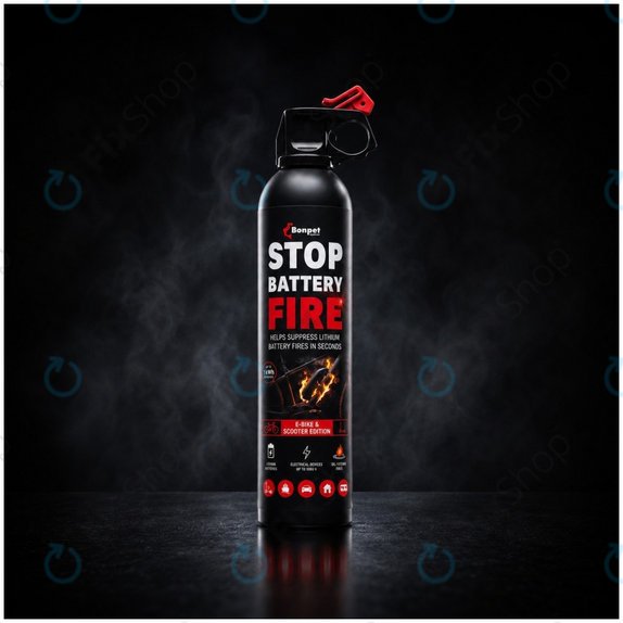 Bonpet Spray gaśniczy do baterii litowych, 500 ml, E-Bike & Scooter Edition